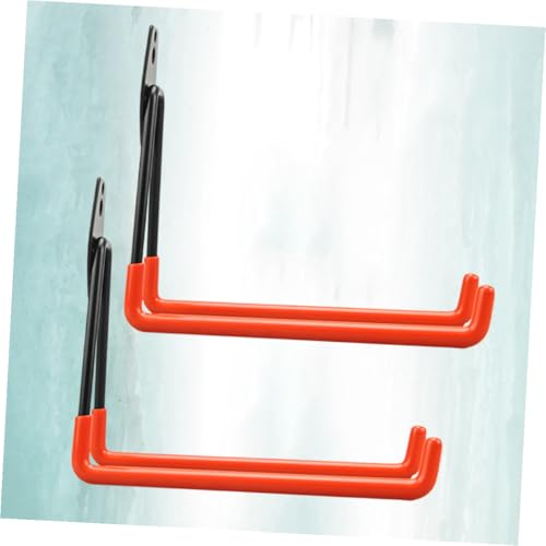 Crochets de rangement métal robustes x2 pour garage et atelier - 4