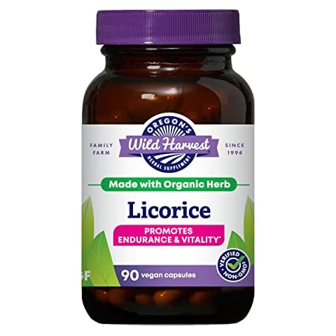 Oregon's Wild Harvest Licorice Organic Capsules Cover