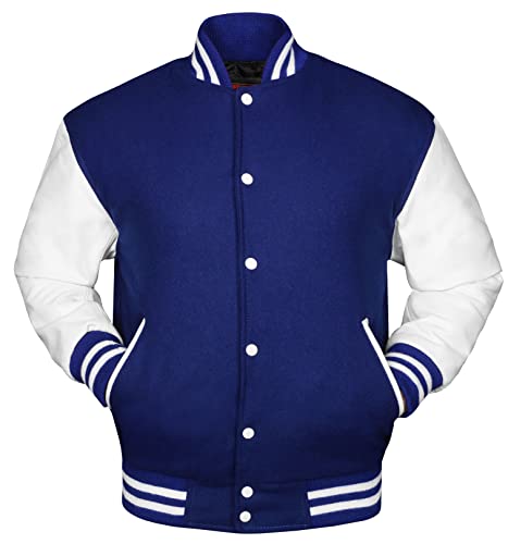 Image of Brutul Bee Original Leather Varsity Letterman Jackets Wool & Leather Original American Style Varsity Jackets