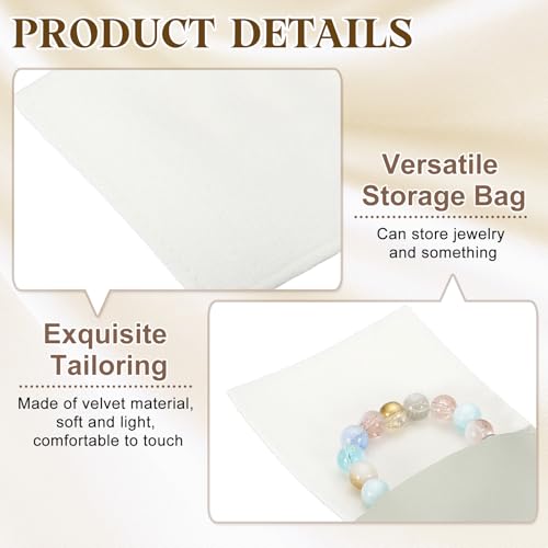 Pochette bijoux anti rayure en cuir enveloppe grise pour colliers