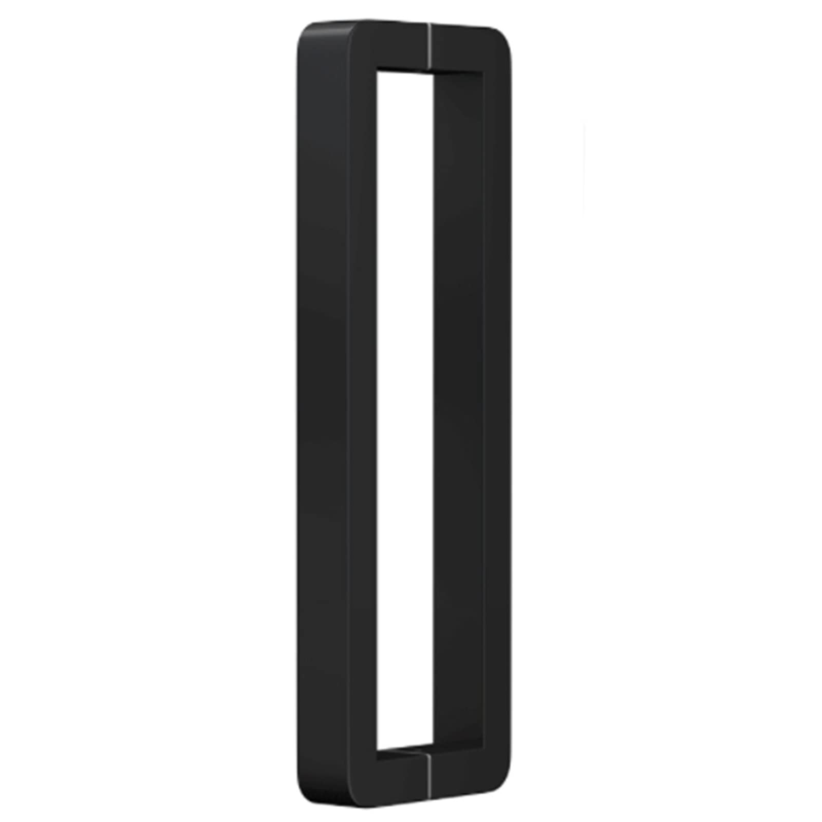 CWCQGH Door Handle Barn Door Sliding Door Handle Square Black Sliding Door Handle, Modern Stainless Steel Push Pull Door Handle with Fittings, Interior/Exterior Gate Pulls,One Color-42.5cm/16.7in