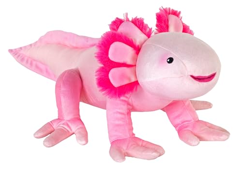 wild republic cuddlekins eco axolotl stuffed animal 12 inches plush toy eco-friendly