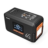 HOWEASY Portable Power Station,135W(270W Peak) Solar Generator,Power Bank with AC Outlet and 65W PD Output,98Wh Lithium Battery Backup with LED Light for Camping, Home Backup Outdoor Emergency