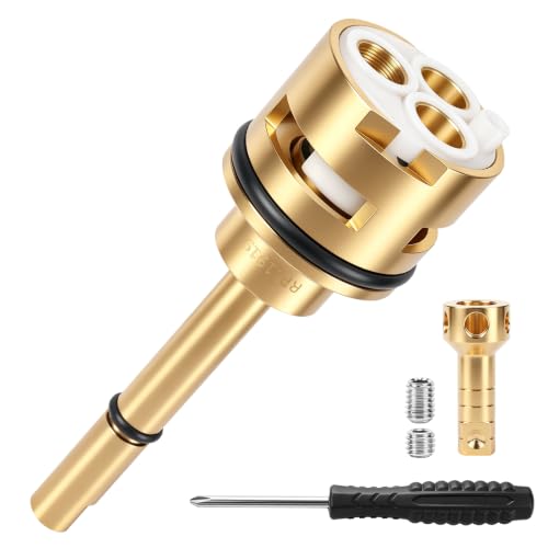 RP51919 6-Setting Diverter Cartridge Replacement Kit - Compatible with Delta R11000 R22000 Valve Solid Brass 6-Way Shower Diverter Parts