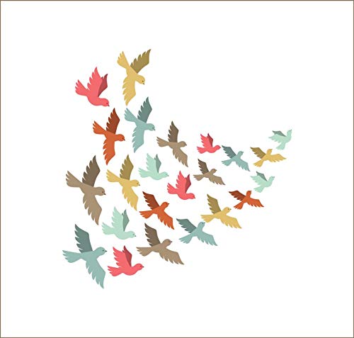 DivineDesigns™ Birds Flying Vinyl Wall Sticker | Wall Sticker for Home ...