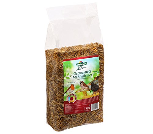 Dehner Natura Wild Bird Food Dried Mealworms 500g