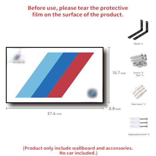 Image of iLuane Display Wallboard for LEGO Technic BMW M 1000 RR 42130 Motorcycle Model Kit, Adult Collectibles Wall Mount, Home or Office Decor (No Car Included)