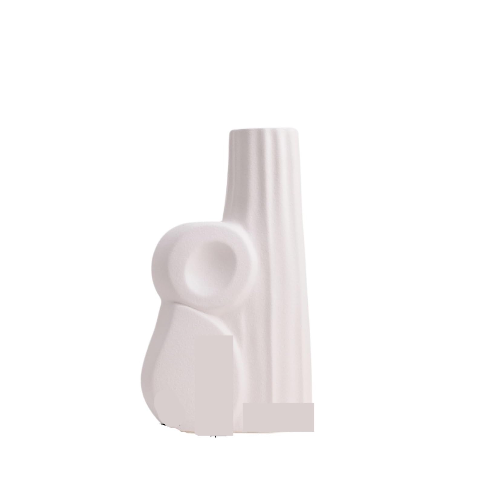 Flower Holder Trregualr Ceramic Flower Vase For Dining Room Table And Shelf For Centerpiece
