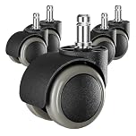 YIOVVOM Wheels for Chair, 11mm Universal Rollers for Office & Gaming Chairs, BIFMA & RoHS Certified