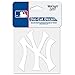 WinCraft MLB New York Yankees 45817011 Perfect Cut Decal, 4" x 4", White