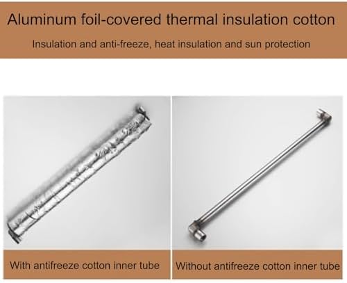 ZR98US Outdoor Water Faucet, Antifreeze Garden Hydrant Water Dispenser Fountain, Freestanding Hose Stand with Faucet for Irrigation and Watering