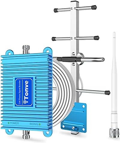 Cell Phone Signal Booster for Verizon and AT&T Boost 4G LTE 5G Data & Voice 700MHz Band 12/13/17 Dedicated Mobile Signal Booster High Gain Cellular Antenna Repeater Up to 3,000 Sq Ft - FCC Approved