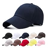 OCTERING Baseball Cap Unisex Baumwolle Baseball Mützen Reine Farbe Baseboard Baseballkappe