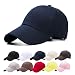 Produktbild OCTERING Baseball Cap Unisex Baumwolle Baseball Mützen Reine Farbe Baseboard Baseballkappe