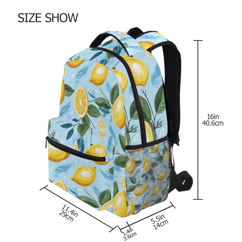 Lemon Backpack for Boy Girl Bookbag School Bag Daypacks for Women B04018054