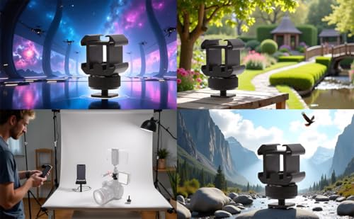 image for vastland Cold Shoe Mount Adapter,Cold Shoe Extension - 3 Shoe Mount Ex