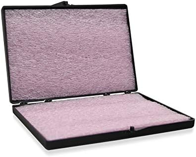 5 Antistatic Storage Cases for Electronic Components, Hinged Lid Rigid Black Box, Protective Case with Foam, 6" L x 4" W x 1/2" H, Made in USA by Gary Plastic Packaging