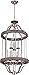 Craftmade 36539-PLNGRW Ashwood Foyer Pendant Light, 9-Light, 540 Watts, Polished Nickel/Greywood (20"W x 42"H)