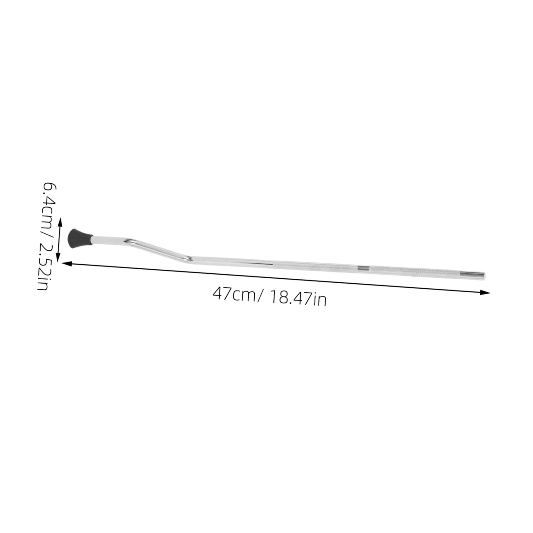 Pieds de Tambour de Remplacement, en Métal Argenté Lot de 3 Pièces