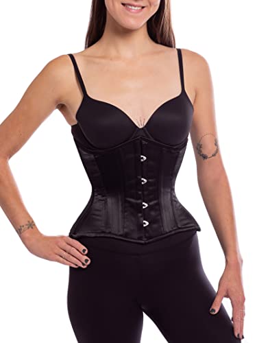 Orchard Corset Cs-426 Standard Black Satin Corset - Size 26 #TOP22