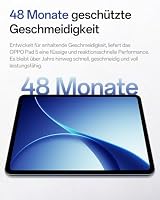 OPPO Pad 5 12.1" 2.8K Eye-Comfort Display Tablet, 8+128GB, 5G, 10050mAh, Dimensity 7300-Ultra, 120Hz Augenschonung, KI Lesen & Schreiben, Quad-Lautsprecher, 33W SUPERVOOC, Starlight Black – Ansicht 8