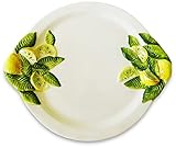 keramik italien ✔ Mit dem Design aus einem schicken Zitronen Reliefdekor verleihen Sie Speisen wie Desserts oder Tapas auf dem Dekoteller den letzten, mediterranen Schliff.