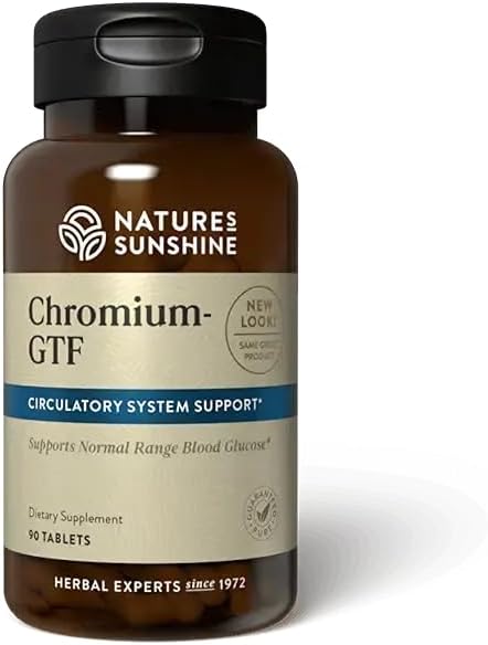Nature's Sunshine Chromium GTF (300 mcg) - 90 Tablets