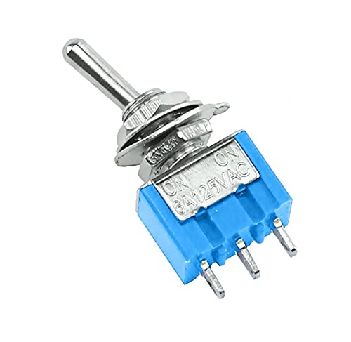 Interrupteur à bascule MTS-103 commutateur 3 broches 125VAC pour inverseur bleu