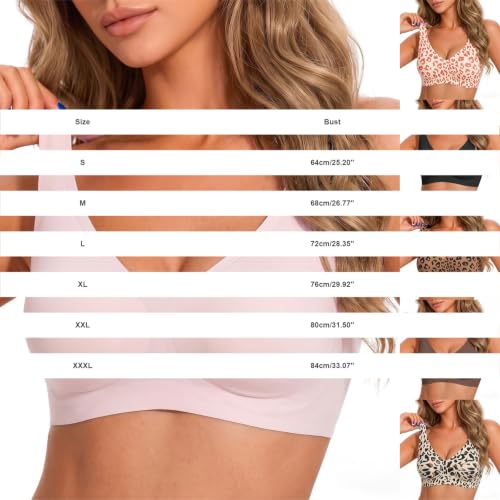 Wireless Bra Beige S V Neck Back Smoothing Comfortable Bras — view 6
