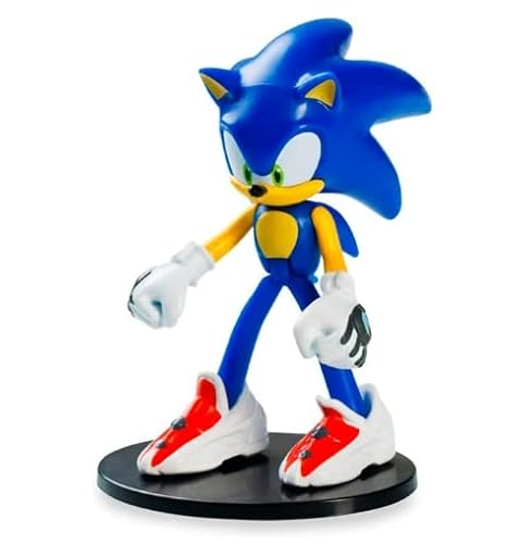 Figurines Sonic Sonic Prime Pack de 4 figurines articulées 7 5 cm Socle à collectionner - vue 4