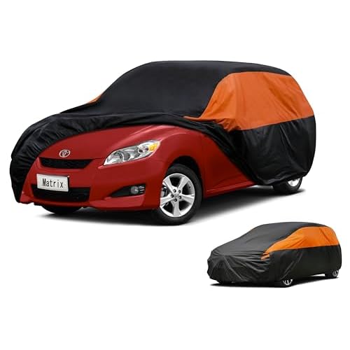 Toyota Car Cover Custom Fit Toyota Matrix Waterproof All Weather for Automobiles, Lightweight Full Exterior Cover Outdoor Sun UV Rain Dust Snow Wind P