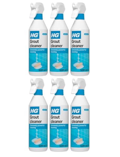 Hg Grout Cleaner Ready-To-Use, Removes Stubborn Dirt From Wall & Floor Tile Grout – 500Ml (6)