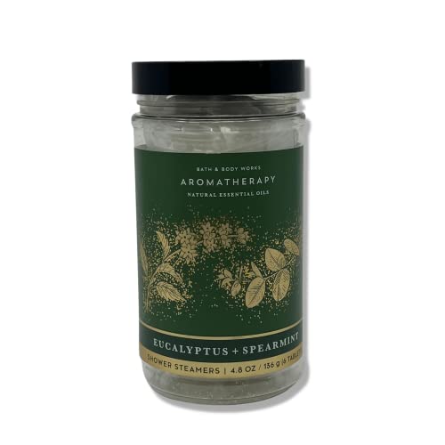 Bath & Body Works - Aromatherapy - Shower Steamers, 6 Tablets Each - 2 Pack Bundle - Lavender Vanilla and Eucalyptus Spearmint - image 3
