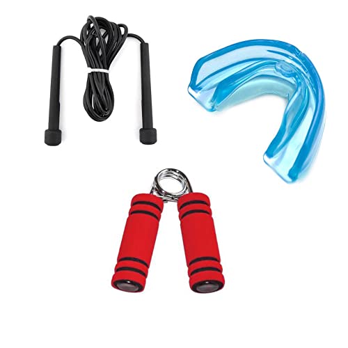 Image of Byson Super Strong Punching Boxing Kit Set for Boys and Children 3 Feet Punching Bag, 12 OZ Boxing Gloves, Hand Wrap, Chain, Skipping Rope, Hand Grip and Mouth Guard Heavy Bag