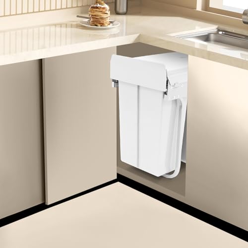 Caneca de basura doble extraible para gabinete 30 litros miniatura 5