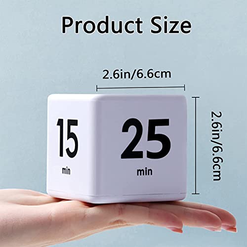 Cube Timer, Kitchen Timer For Time Management And Countdown Settings (5-15-25-45 Minutes) #TOP2