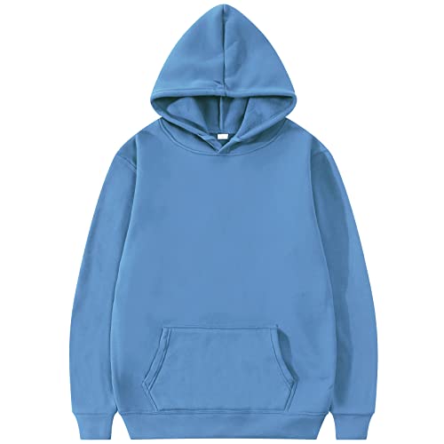 Casual Unisex Hoodies Sweatshirt for Men Women, Comfortable Lightweight Fleece Adult Pullover with Pockets2