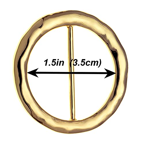 PammyJ Hammered Round Scarf Ring3