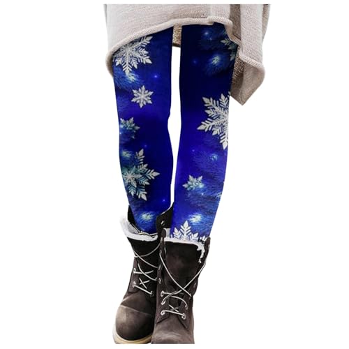 Leggings de Navidad para mujer con diseño elástico y alta comodidad casual