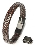 FLEXIBEL Unisex Modeschmuck Armband verlängerbarer Magnetverschluss um 1,5 cm. Als Herren Armreif für den Mann oder als Glücksbringer Damenarmband