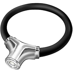 Candado Crosby Lolypot Candado de Bicicleta Antirobo Candado de Cable Cadena Bicicleta Universal Mini portátil Cerradura de bicicleta Bloqueo para Bicicletas con llaves para ciclismo MTB al Aire Libre
