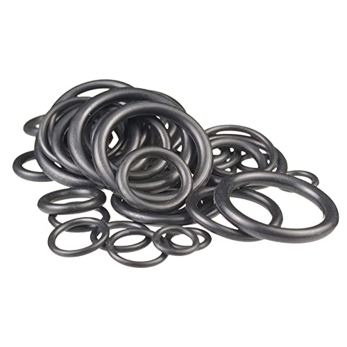 Dekton 50 PC O-Ring Assortment| Comes in Assorted White Case | Ideal for Plumbing, Garage, Workshop | Includes 12 Different Sizes for Versatile Applications | Essential Sealing Solution