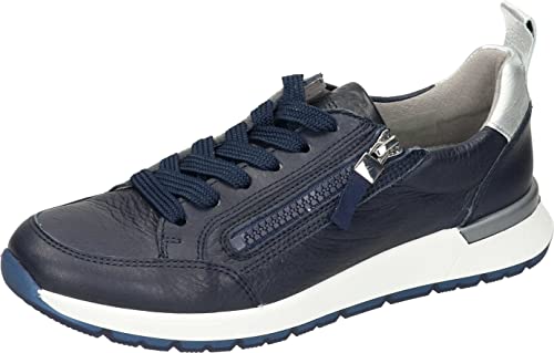 Preisvergleich Produktbild ARA Damen Venice Sneaker, BLAU,Silber, 41 EU