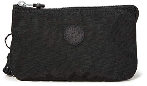 Scomparto principale con zip Kipling CREATIVITY L, Borsa, Donna, Nero (Black Noir), Taglia unica