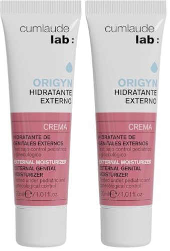Cumlaude Lab Hidratante Externo - Crema Hidratante y Calmante para la Sequedad y el Picor de la Zona Íntima, Compatible con el pH Vulvar, con Glicerina y Pantenol - 30 ml (Paquete de 2)