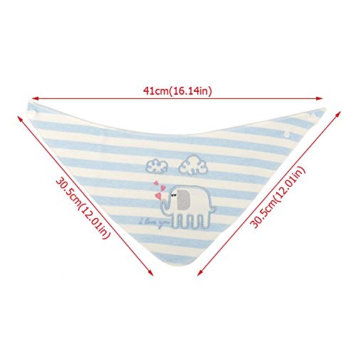 Bavaglini per Sbavare e Dentizione 3pcs Ragazza