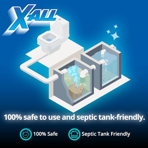 X-ALL Foaming Toilet Cleaner, Self-Activating Powder for Deep Cleaning, Fights Stains, Limescale and Mineral-Buildup by X-ALL - Image 5