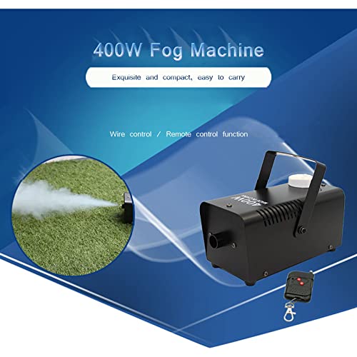 Máquina de humo navideña 400W con control por cable y remoto - Ideal para bodas, fiestas, escenario y cumpleaños miniatura 2