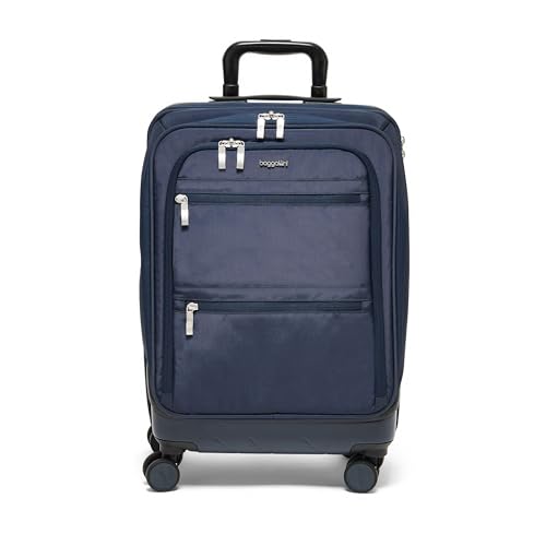 Baggallini Set Wave 22 4 Wheel Hybrid Carry-On Luggage - Lightweight Carry On Suitcase with Wheels
