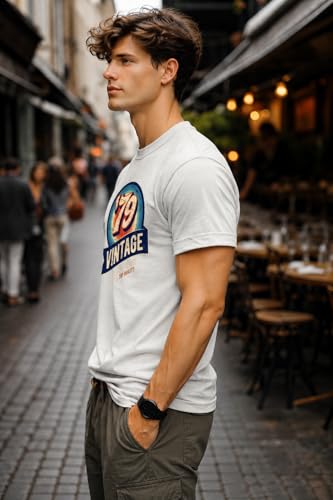 Image of INKKR Regular Fit Half Sleeves Round Neck Typographic Printed Cotton T-Shirt